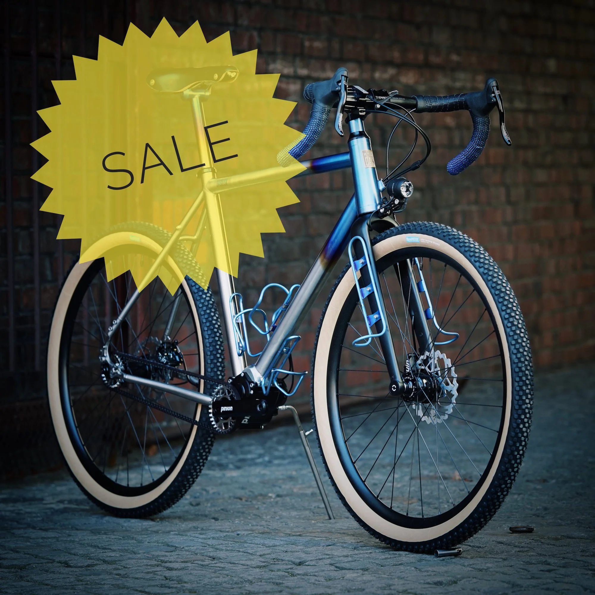 Gravelbike Basilisk Pinion Showbike VERKAUFT wheeldan titanium bicycles